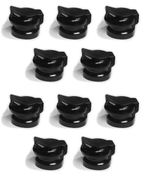 10x rubber cover for car trailer socket protective cap 7-pin + 13-pin cap socket